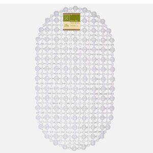 Home Collection Bath Mat 13.9”X 25.4”Silicone Suction Cup-Brand New